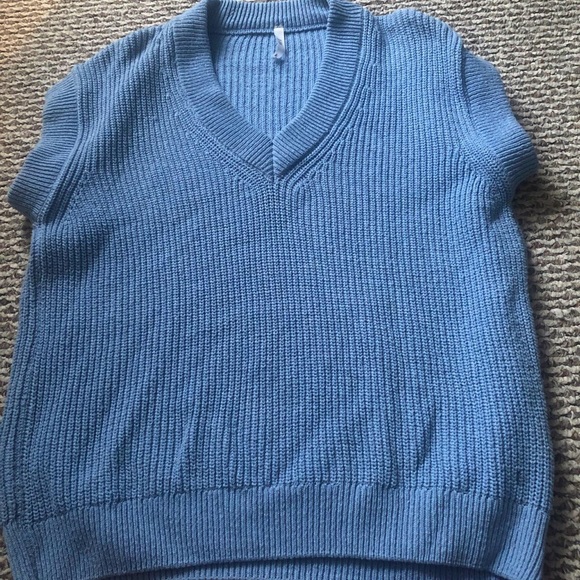 blue sweater vest - Picture 1 of 3